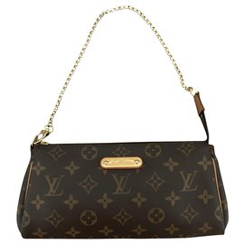 Louis Vuitton-Eva saco de embreagem-Marrom