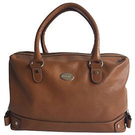 Hervorragende große "Mac Douglas" -Tasche aus Kamelleder Hellbraun