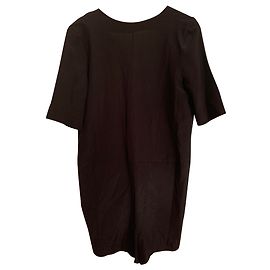 Tuta nera cos en 100% seta oversize. Nero