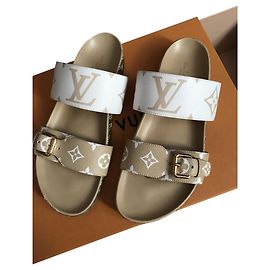 Louis Vuitton Bom Dia mules Beige