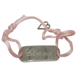 Chopard-Chopard bracelet with cord-Silvery,Pink,Silver hardware