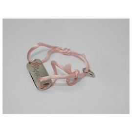 Chopard-Chopard bracelet with cord-Silvery,Pink,Silver hardware