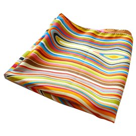 Paul Smith Lenço de seda estampado com redemoinho Multicor