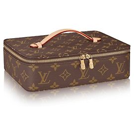 Louis Vuitton LV Nice Jewelry case new Brown