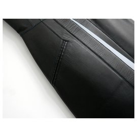Fendi-Robe en cuir-Noir