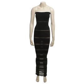 Wolford Fatale Tube Dress with Silver Black Silvery