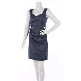 Autre Marque-Le Chateau - New With Tag Lined Summer Every day dress en gris-Gris