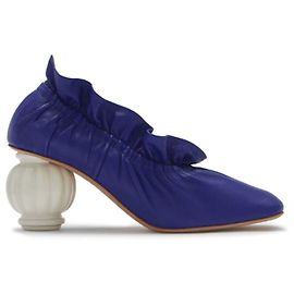 Mulberry SS18 Smock Pumps Blue