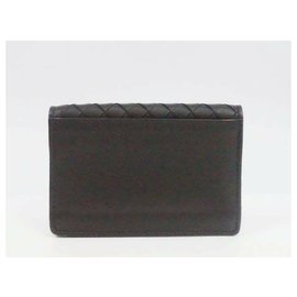 Autre Marque-BOTTEGAVENETA BOTTEGA VENETA Intrecciato business card case unisex card case black-Black