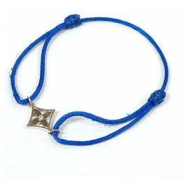 Louis Vuitton-bracelet star K18WG cotton Cord bracelet-Other