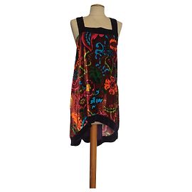 Autre Marque Robe Chacok en velours à bretelles croisées Multicolore