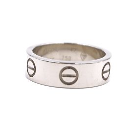Cartier Weißgold 18K 750 Liebe Ringgröße 49 Silber