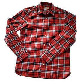 Burberry-Small scale Check-Rouge