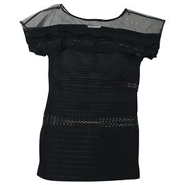Diane Von Furstenberg Mabel Seidenkleid Tunika schwarz Schwarz