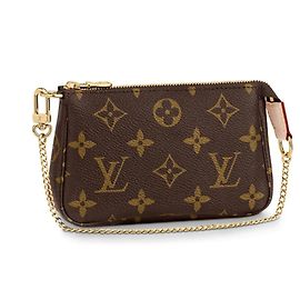Louis Vuitton Mini bolsa para acessórios LV Marrom