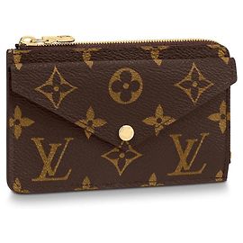 Portafoglio Louis Vuitton Recto Monogram Canvas Marrone Marrone