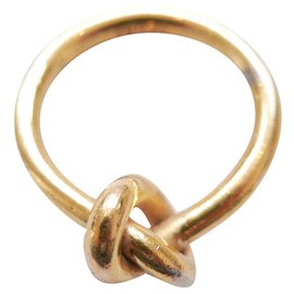 Céline-Knot Ring-Golden