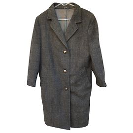 Autre Marque vintage t loden coat 40 Dark grey