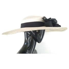 Givenchy Sombrero de copa Paja