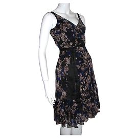 Diane Von Furstenberg Vestido vintage DvF con urdimbre de seda Trina Multicolor