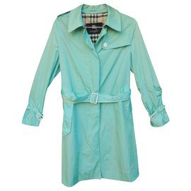 Burberry-Trench leggero Burberry London t 34/36-Turchese