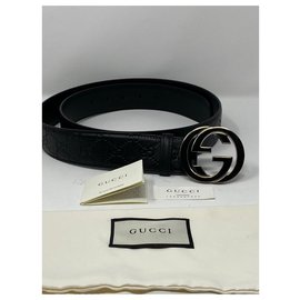 Gucci-GUCCI SIGNATURE GG GÜRTEL BBRAND NEU-Schwarz