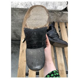 Balenciaga-Botas de cinto-Preto