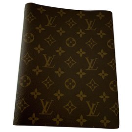 Louis Vuitton-Desk cover agenda-Brown