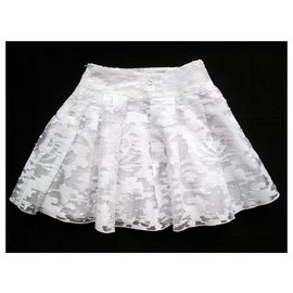 Dondup-Skirts-White