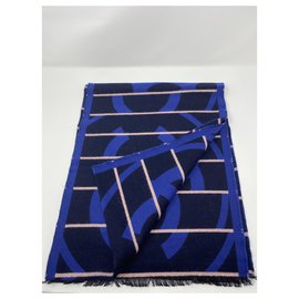 Chanel-Silk scarves-Blue