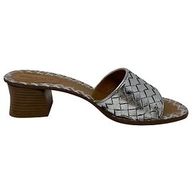 Bottega Veneta Sandali intreccio Argento