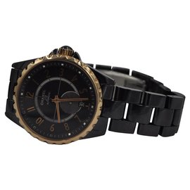 Chanel-Chanel 2010’s black porcelain watch-Black