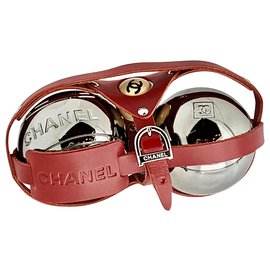 Chanel-Bolas de petanca coleccionista CHANEL-Roja