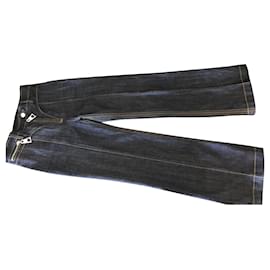 Louis Vuitton - Authenticated Jean - Denim - Jeans Black for Women, Very Good Condition