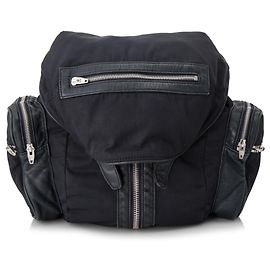 Alexander Wang Schwarzer Marti Nylon Rucksack Schwarz