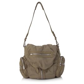 Alexander Wang Brown Mochila de nylon Marti Marrom Bege