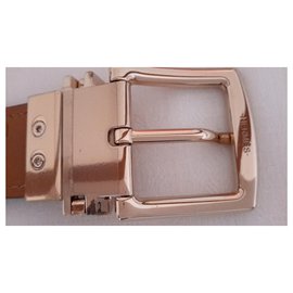 Hermès-Box marron foncé et métal doré-Marron foncé