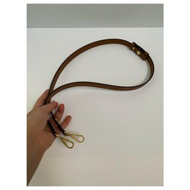 Louis Vuitton-Louis Vuitton removable shoulder bandouliere strap-Brown