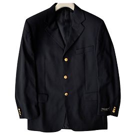 Yves Saint Laurent Vintage elegante Blazerjacke Marineblau