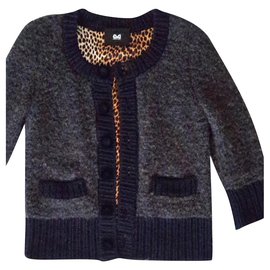 D&G-D&G "Teddy bear" cardigan-Navy blue