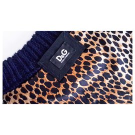 D&G-D&G "Teddy bear" cardigan-Navy blue