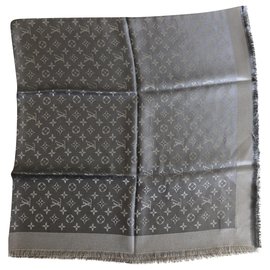 Louis Vuitton-Monogramm glänzen-Grau