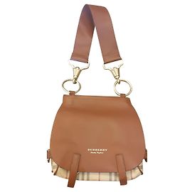 Burberry Bolsa de couro Bridle Caramelo