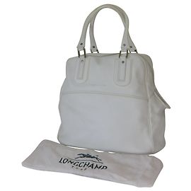 Longchamp Große Cosmos Handtasche Weiß