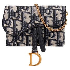 Dior pochette nano saddle new Blue