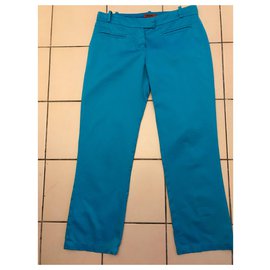 Missoni-Turquoise capri pants-Turquoise