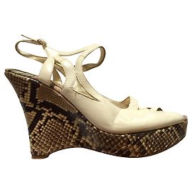 Sandales compensées Missoni Blanc Multicolore