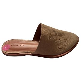 All Saints Rick slip on mules Sand