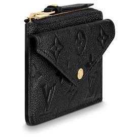 Louis Vuitton-LV Card Holder recto verso new-Black