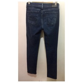 Levi's-Levi's 712 Slim fit stretch jeans-Dark blue
